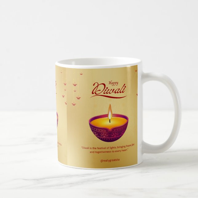 De Café Caneca Vela Brilhante (Direita)