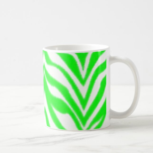 De Café Caneca verde da zebra (Direita)