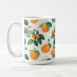 De Café Caneca Verde Laranja