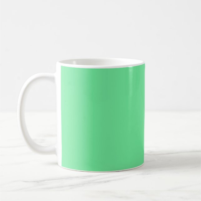 De Café Caneca Verde Lima Brilhante Sólida (Esquerda)
