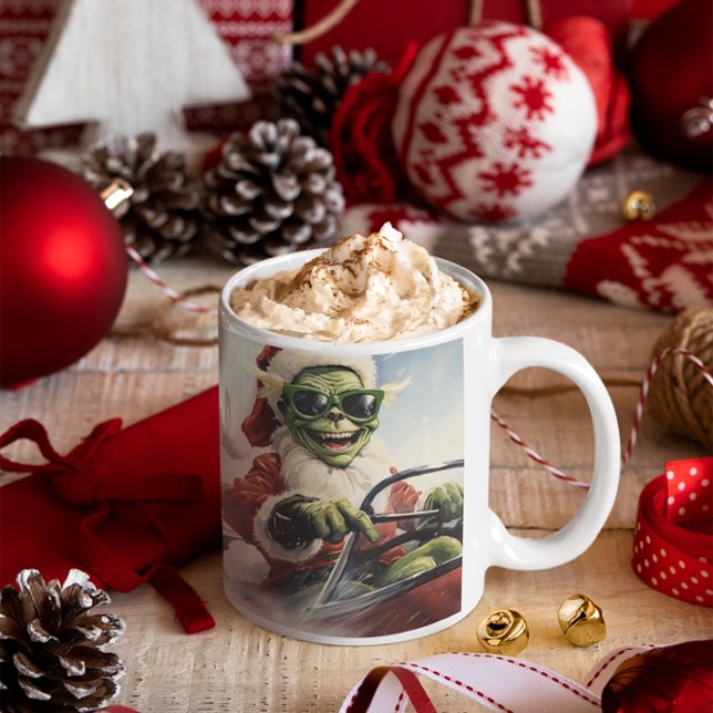 De Café Caneca Verde Natal #2 (Christmas Green Goblin Mug #2
)
