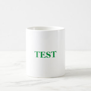 De Café Caneca Verde Teste