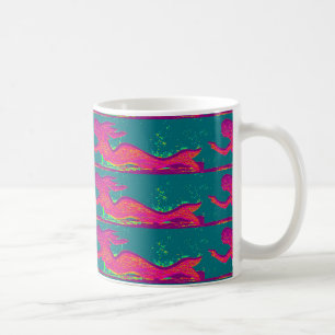 De Café caneca vermelha