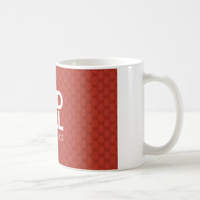 De Café Caneca vermelha da analítica do comprimido (Direita)