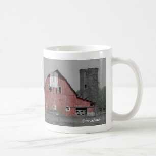 De Café Caneca vermelha do celeiro