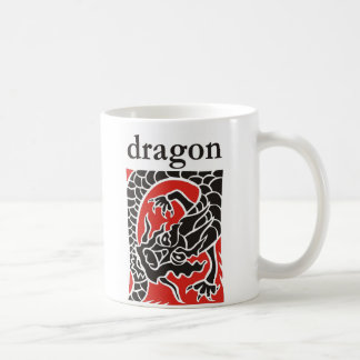 De Café Caneca vermelha do clássico do dragão