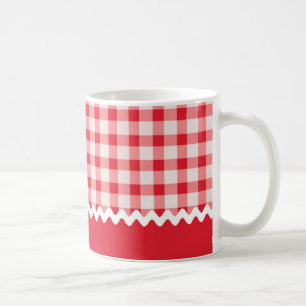 De Café Caneca vermelha do guingão