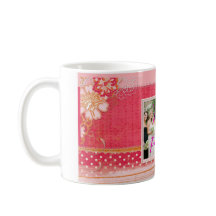 Caneca Vermelha e Rosa