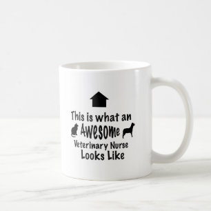 De Café Caneca veterinária impressionante da enfermeira