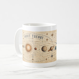 De Café Caneca Vintage Astronomia Teoria da Órbita