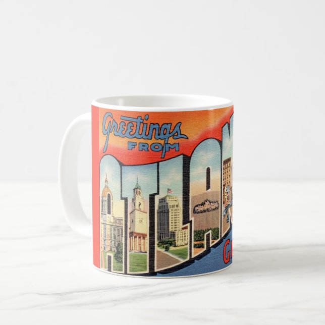De Café Caneca Vintage Atlanta GA (Frente Esquerda)