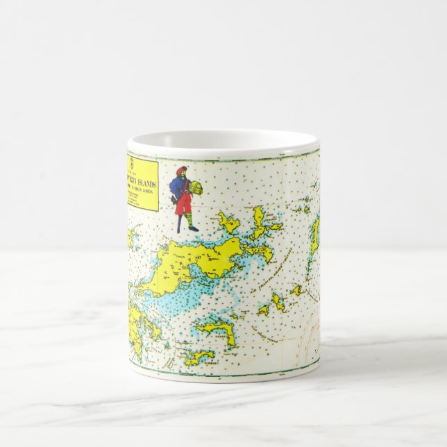 De Café Caneca Vintage das Ilhas Virgens Britânicas (Centro)