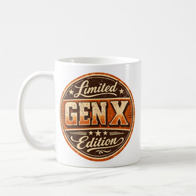 De Café Caneca Vintage Edição Limitada Gen X (Esquerda)