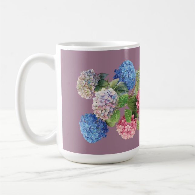 De Café Caneca Vintage Hydrangea (Esquerda)