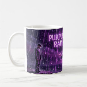 De Café Caneca Violet Rain Renovação Emocional Paisagem Ma