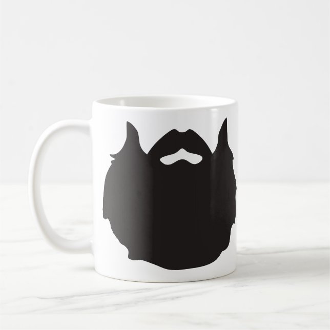 De Café Caneca viril da barba (Esquerda)