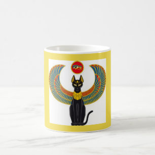 De Café Caneca voada egípcio do clássico do gato