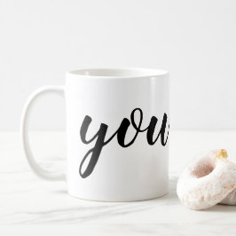 De Café Caneca 'Você é Incrível' Minimalista em Branco e P