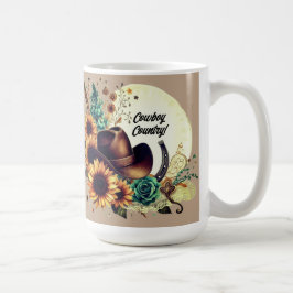 De Café Caneca Western Rústica País do Cowboy