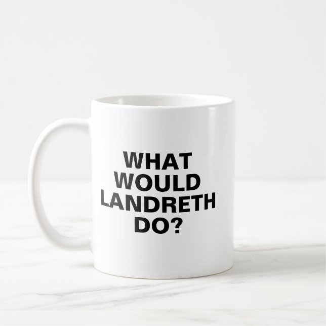 De Café Caneca What Would Landreth Do, Caneca Garry Landre (Esquerda)