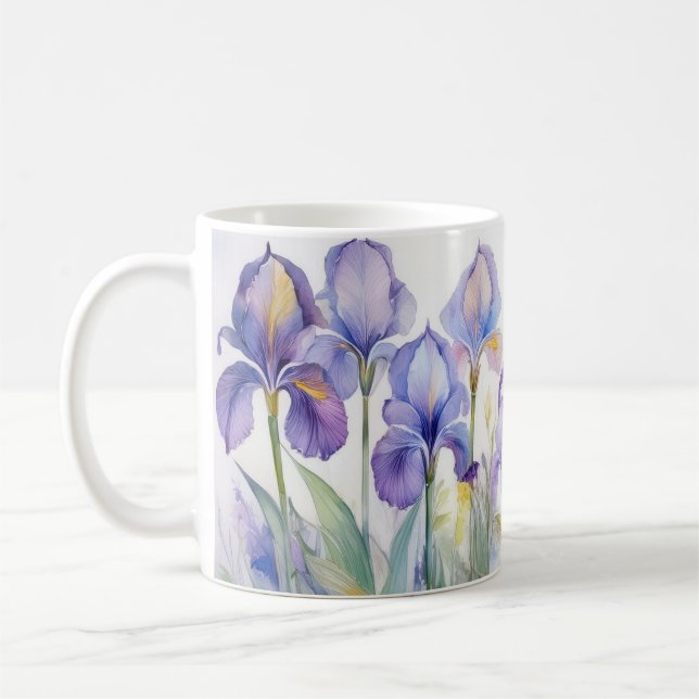 De Café Caneca Whispers of Spring – Iris Bloom II (Esquerda)