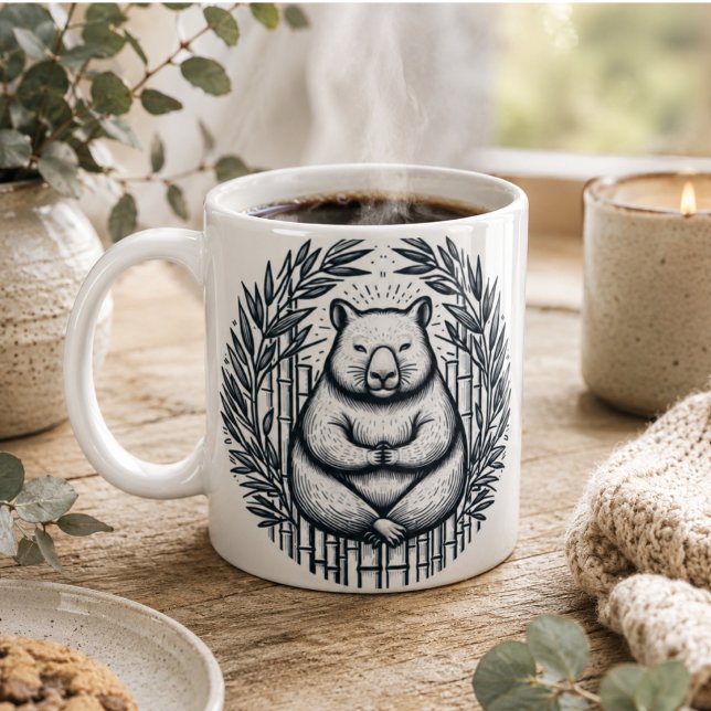 De Café Caneca Wombat Wonderland (Wombat Wonderland Mug” Coffee Mug)