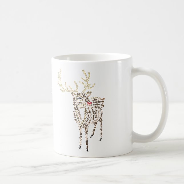 De Café Caneca World Word Reindeer (Direita)
