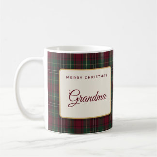 De Café Caneca Xadrez Personalizada Natal Feliz