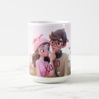 De Café Caneca XOXO Eu Te Amo – Presente Romântico Fofo pa