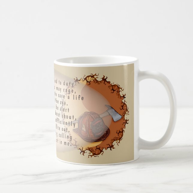 De Café Caneca Yin Yang  Bombeiro (Direita)
