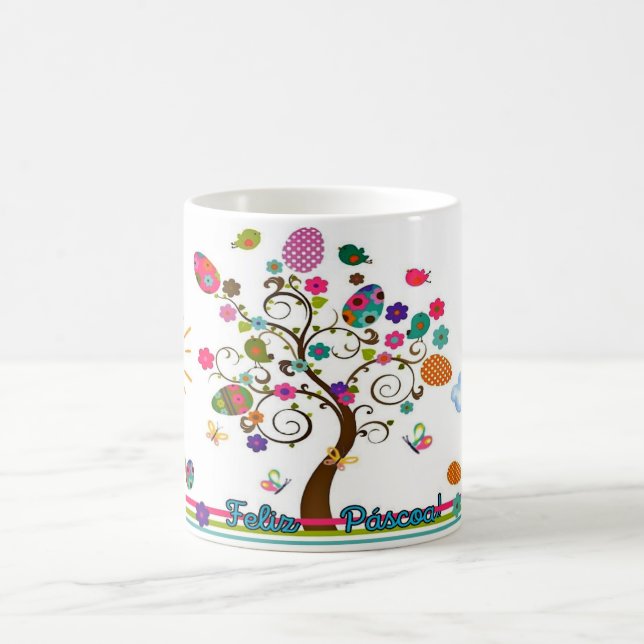 De Café Caneca Zazzle - Páscoa (Centro)