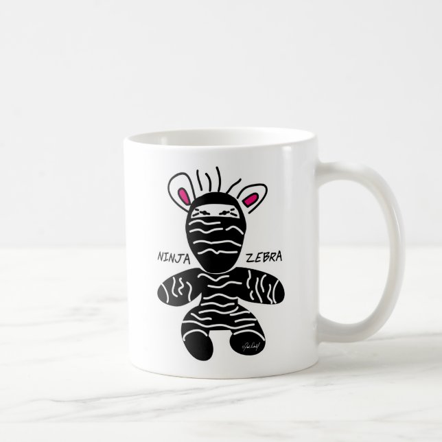 De Café Caneca Zebra Ninja (Direita)