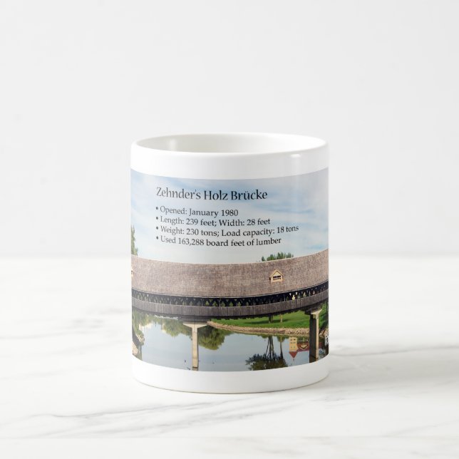 De Café caneca Zehnders Holz Brucke (Centro)