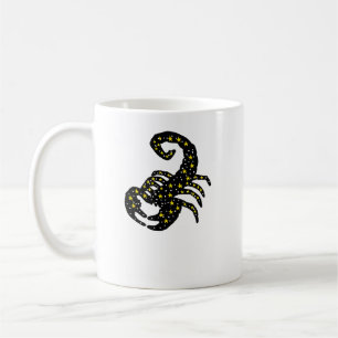 De Café Caneca Zodíaco Caranguejo Galáxia – Silhueta Cânce