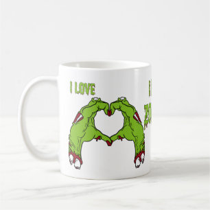 De Café caneca Zombie Love