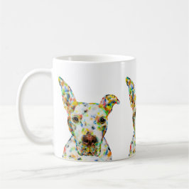 De Café Cão Pitbull 11 oz. Caneca