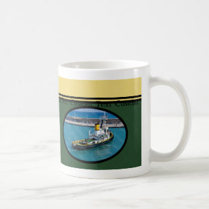 De Café Capitão feito sob encomenda Caneca do barco do