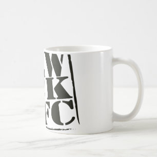 De Café Carimbado acima da caneca