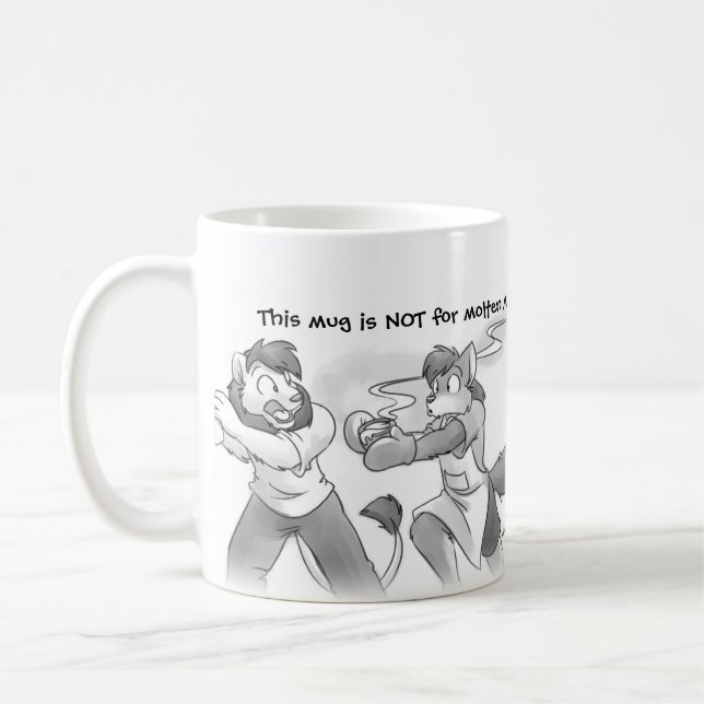 De Café Catástrofe da faculdade - caneca - metal derretido (Esquerda)