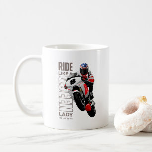 De Café Cavalgue Como uma Rainha Caneca Clássica 11#