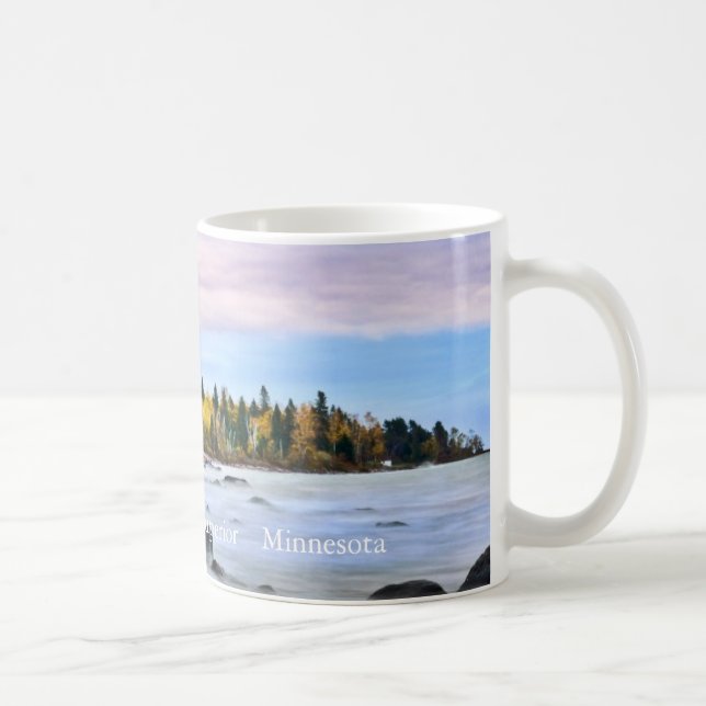 De Café Celeiro vermelho o Lago Superior, caneca do (Direita)