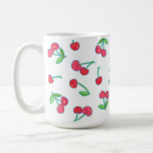 De Café Cereja No Topo Da Caneca