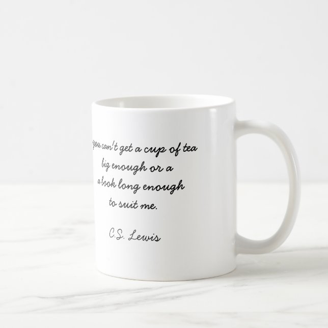 De Café CHÁ caneca LONGA GRANDE/LIVRO (Direita)