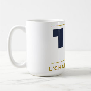 De Café Chá Hebraico Para a Vida Caneca Símbolo Judeu Hebr