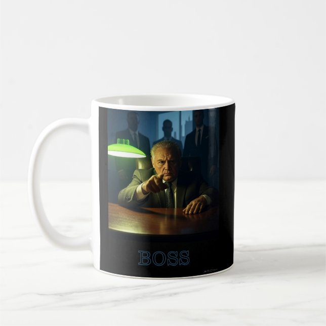 De Café Chefe com caneca da direita (Esquerda)