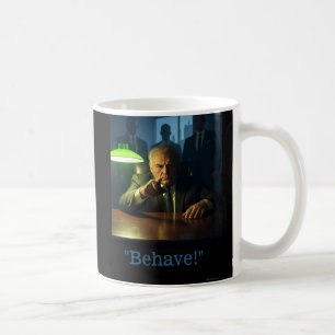 De Café Chefe se comporte com caneca esquerda