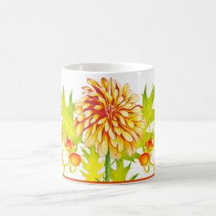 De Café Chegada do outono a uma caneca clássica (11 oz)