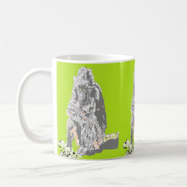 De Café Chimpanzé Caneca (Esquerda)
