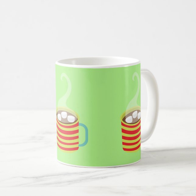 De Café Chocolate Quente em Caneca (Frente Esquerda)