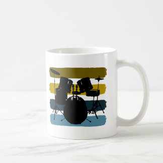 De Café Cilindros e caneca das listras